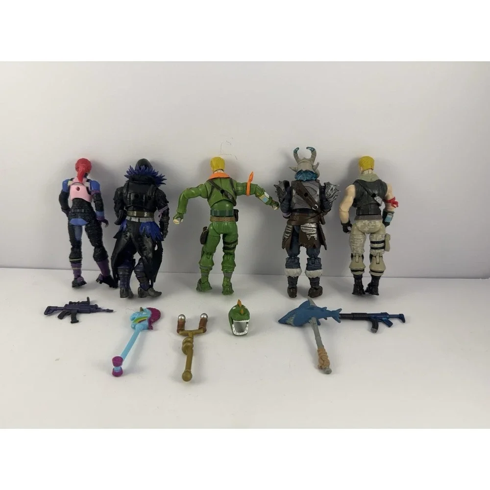 Fortnite Action Figure Lot of 4 +‎ Accessories